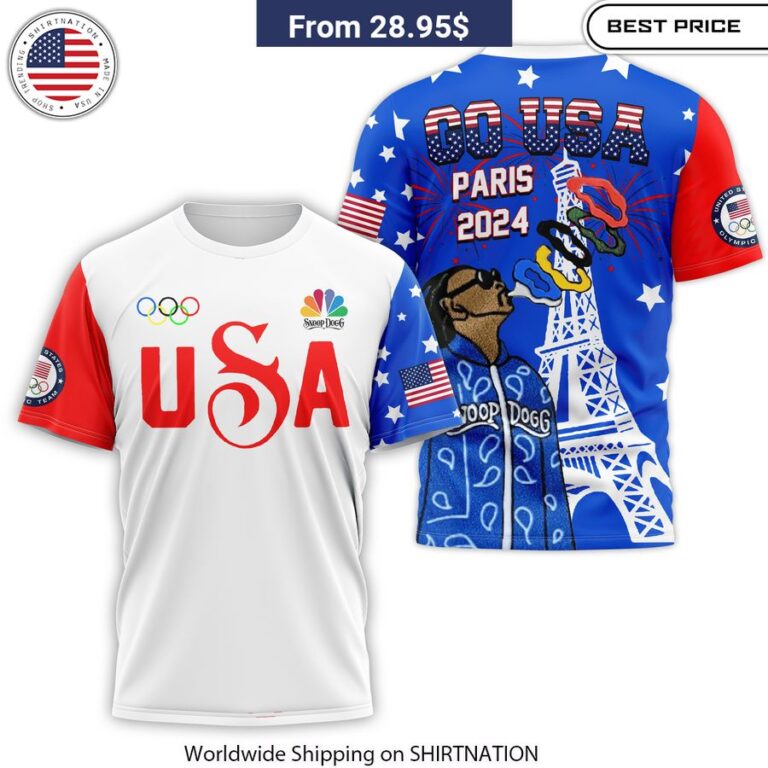 Snoop Dogg USA Olympic 2024 Shirt, Hoodie Rap legend