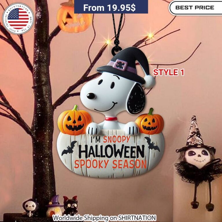 Snoopy Halloween Spooky Season Ornament Fun seasonal decorations