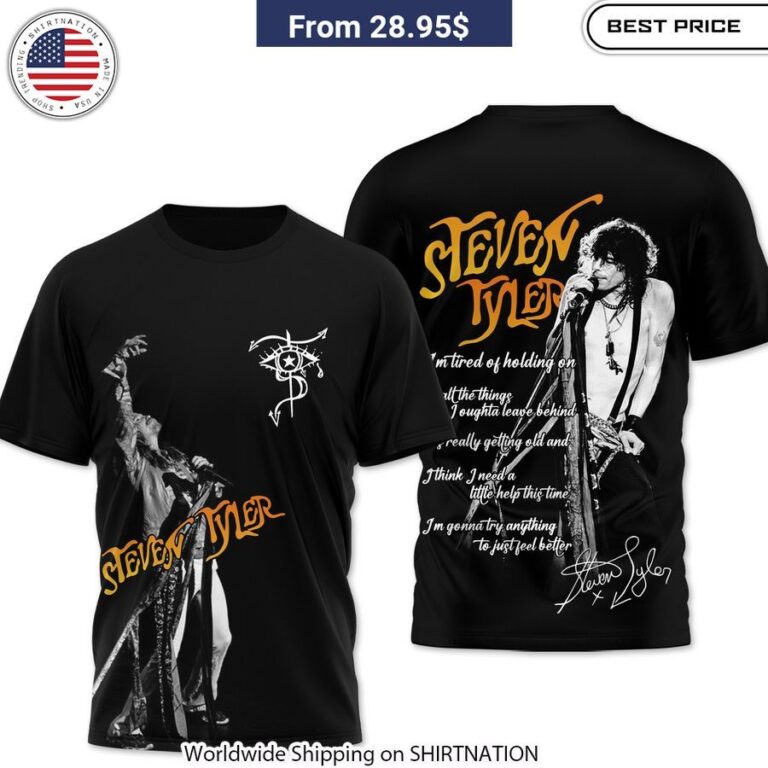 Steven Tyler Just Feel Better Shirt, Hoodie Rock and roll