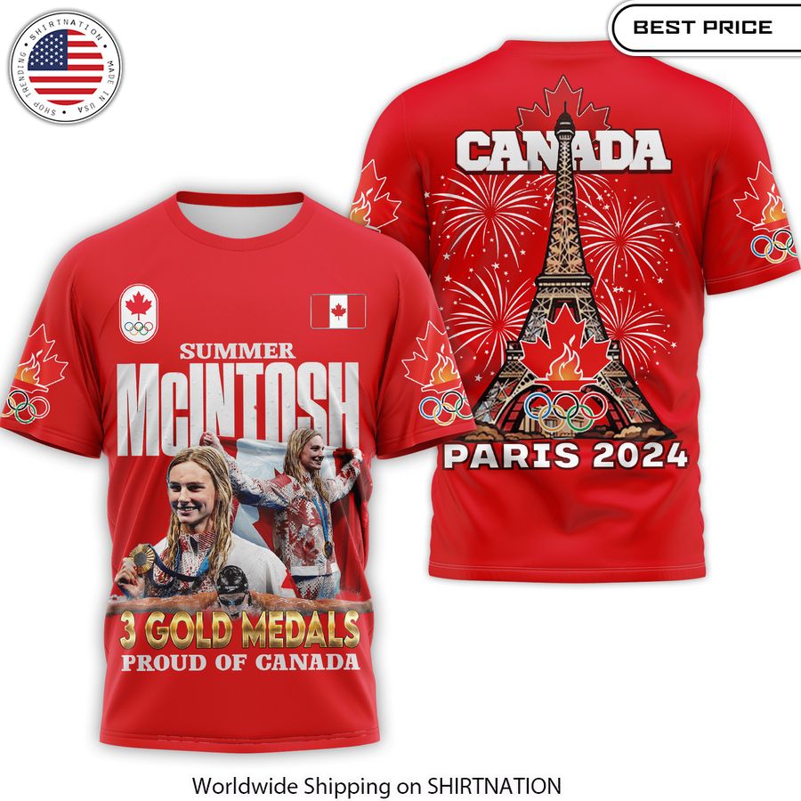 Embrace Canadian pride with the this shirt and hoodie, a symbol of triumph and admiration