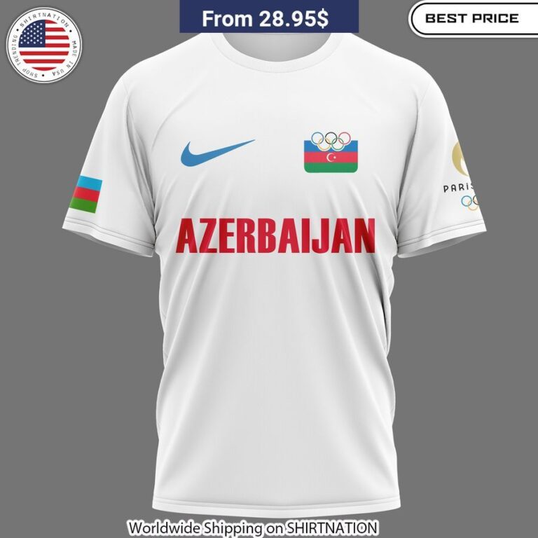 Team Azerbaijan 2024 Olympic Shirt Quick-drying fabric