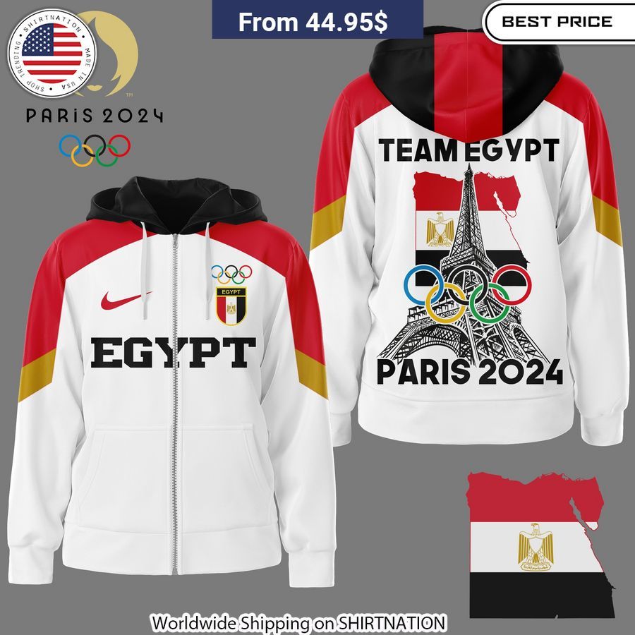 Team Egypt Olympic 2024 Hoodie National pride