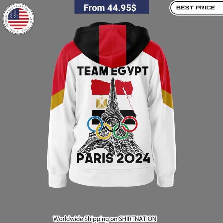 Team Egypt Olympic 2024 Hoodie Supportive wear