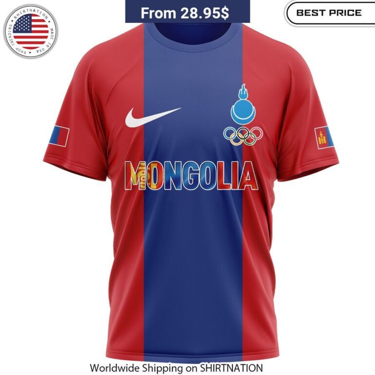 Team Mongolia 2024 Olympic Shirt Sports fans