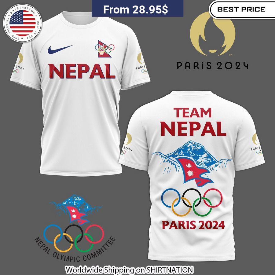 Team Nepal 2024 Olympic Shirt Global sports event