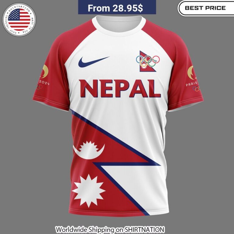 Team Nepal 2024 Olympic Shirt Premium fan clothing