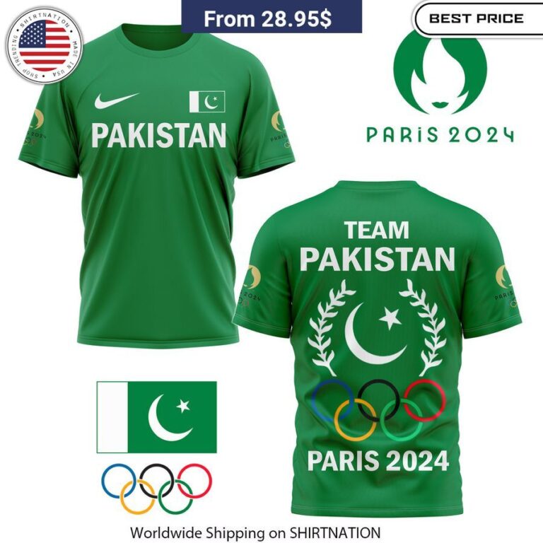 Team Pakistan 2024 Olympic Shirt Natural and awesome