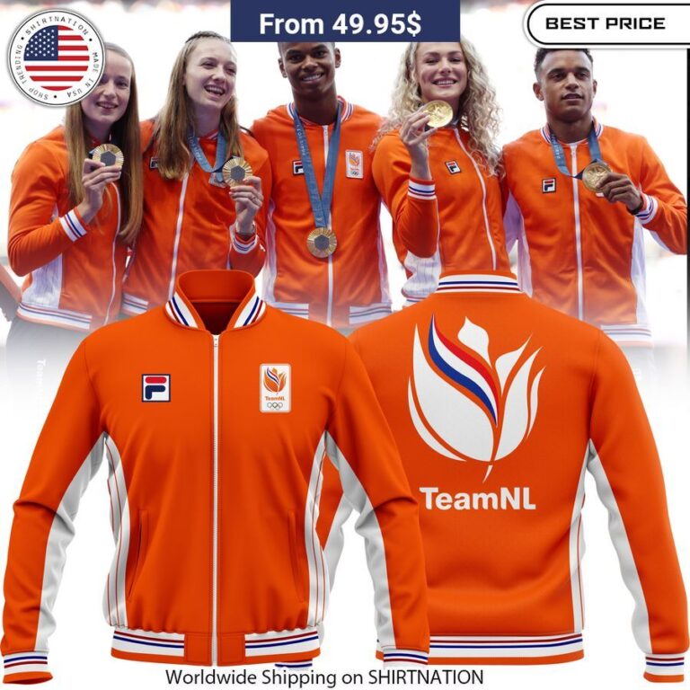 TeamNL Olympische Spelen 2024 in Parijs Baseball Jacket Unisex design