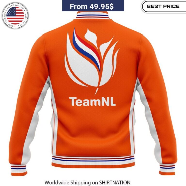 TeamNL Olympische Spelen 2024 in Parijs Baseball Jacket Durable fabric