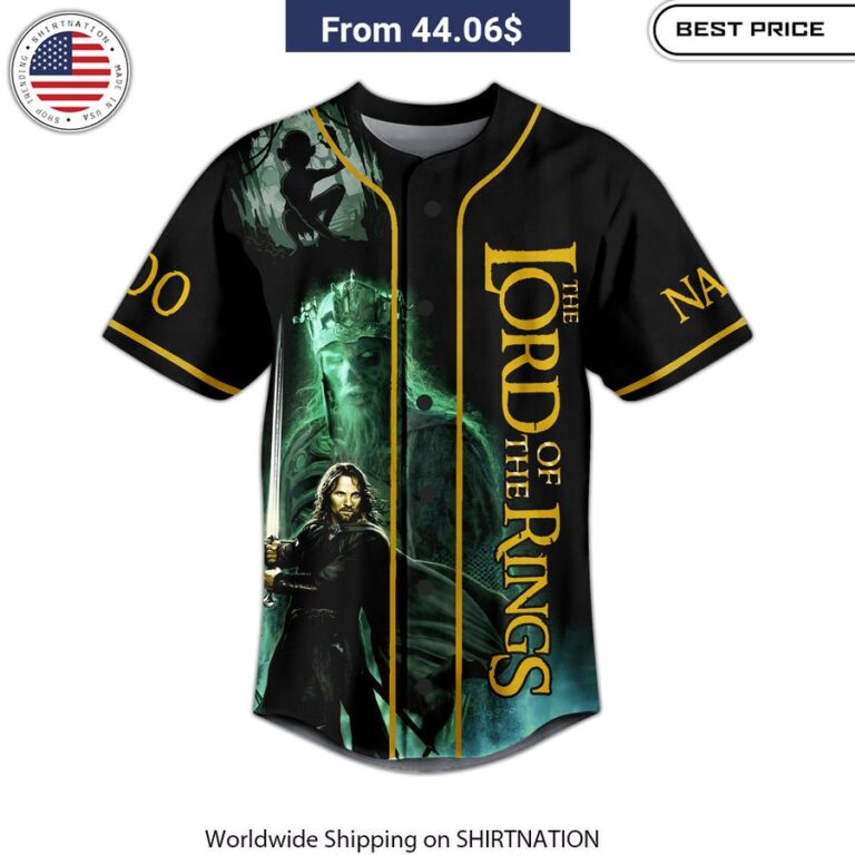 The Lord Of The Rings Not All Those Who Wander Are Lost Baseball Jersey high-quality fabric