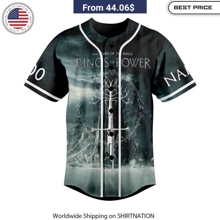 The Lord Of The Rings The Rings of Power CUSTOM Baseball Jersey character designs