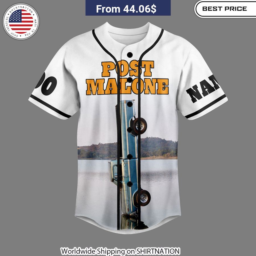 Post Malone Album CUSTOM Baseball Jersey trendy fashion