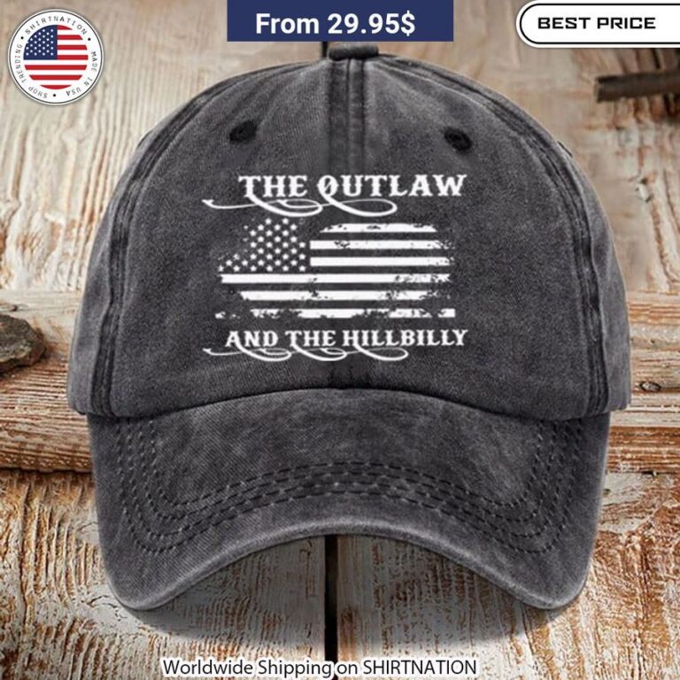 The Outlaw And The Hillbilly US Flag Cap US flag design