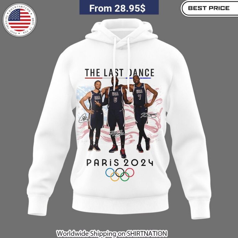 USA Basketball The Last Dance Paris 2024 Shirt and Hoodie Unisex