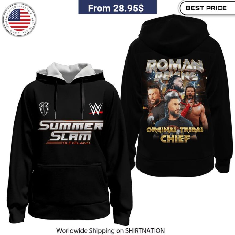 WWE SummerSlam Cleveland Roman Reigns Shirt, Hoodie Iconic wrestler shirt