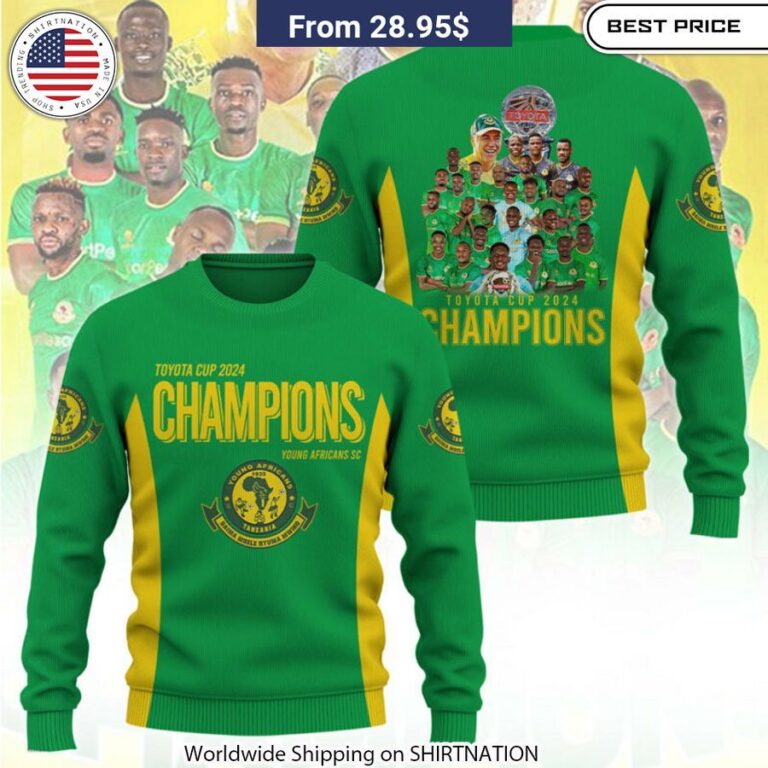 Young Africans SC Champions Toyota Cup 2024 Shirt, Hoodie supporter pride