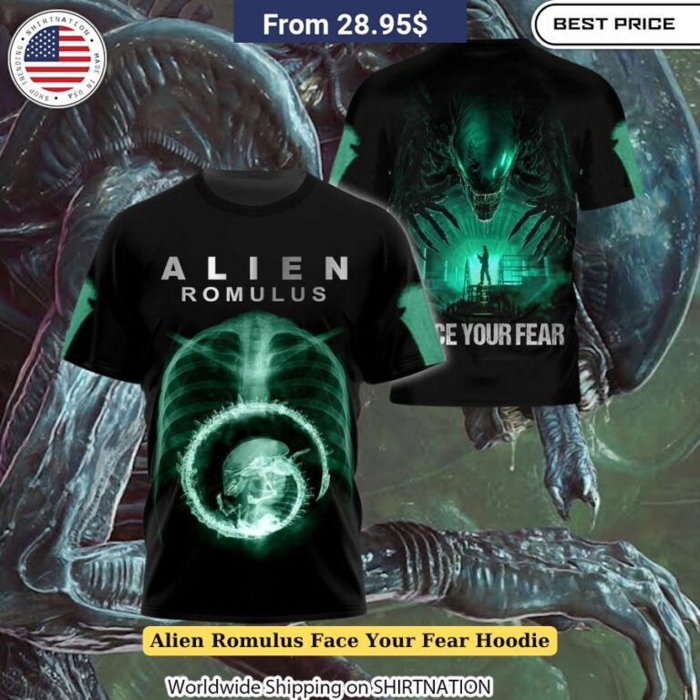 Alien Romulus Face Your Fear Hoodie Comfortable everyday wear