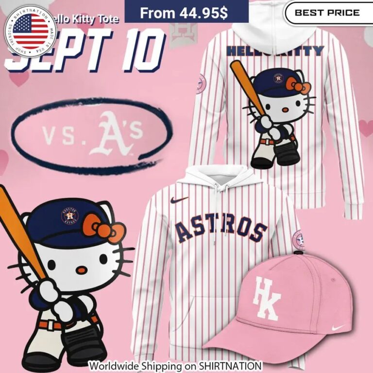 Houston Astros Hello Kitty Hoodie For Sale baseball fan gear