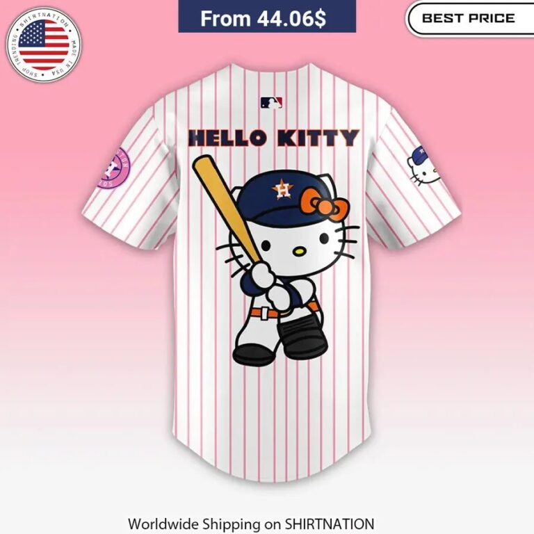 Houston Astros Hello Kitty Night Jerseys for Sale Cool Base technology