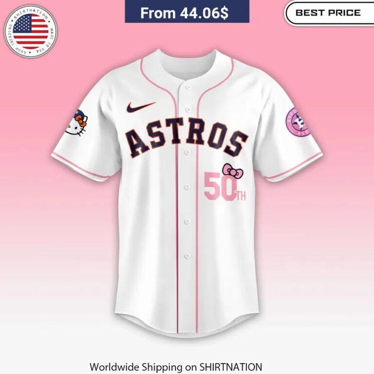 Houston Astros X Hello Kitty Night Jersey Special event merchandise