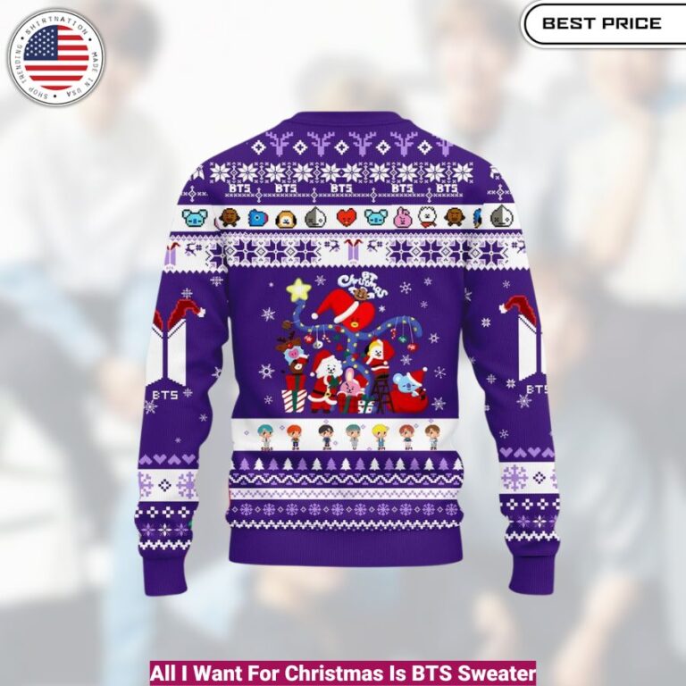 All I Want For Christmas Is BTS Sweater - cozy, fashionable, versatile