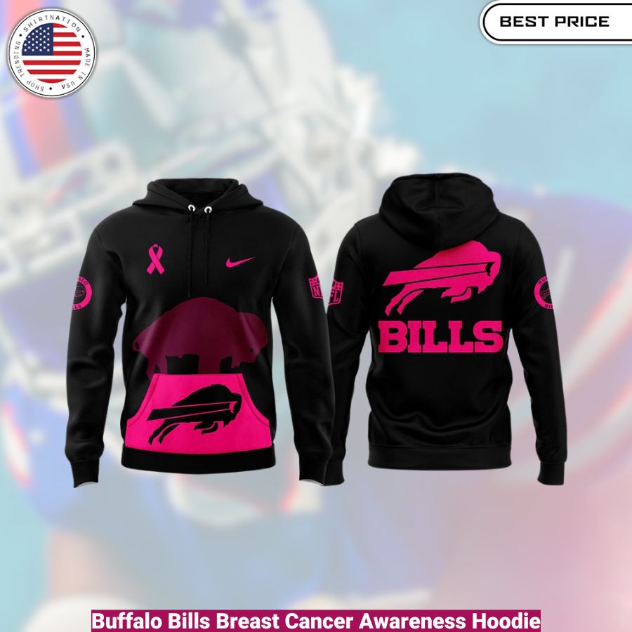 Buffalo Bills Breast Cancer Awareness Hoodie, comfortable, warm, iconic