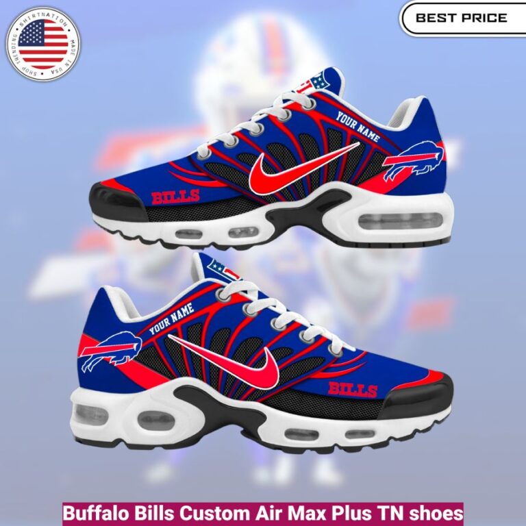 Buffalo Bills Custom Air Max Plus TN shoes, fashionable, iconic