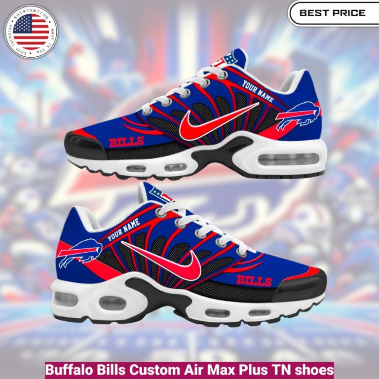 Buffalo Bills Custom Air Max Plus TN shoes, fashionable, iconic