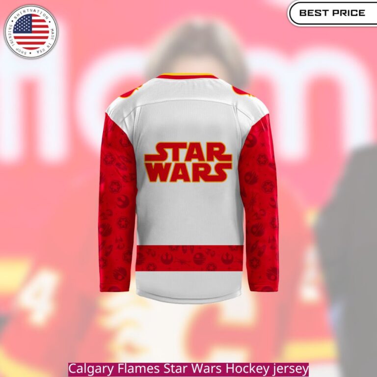 Calgary Flames Star Wars Hockey jersey A unique collectible for Flames and Star Wars fans.