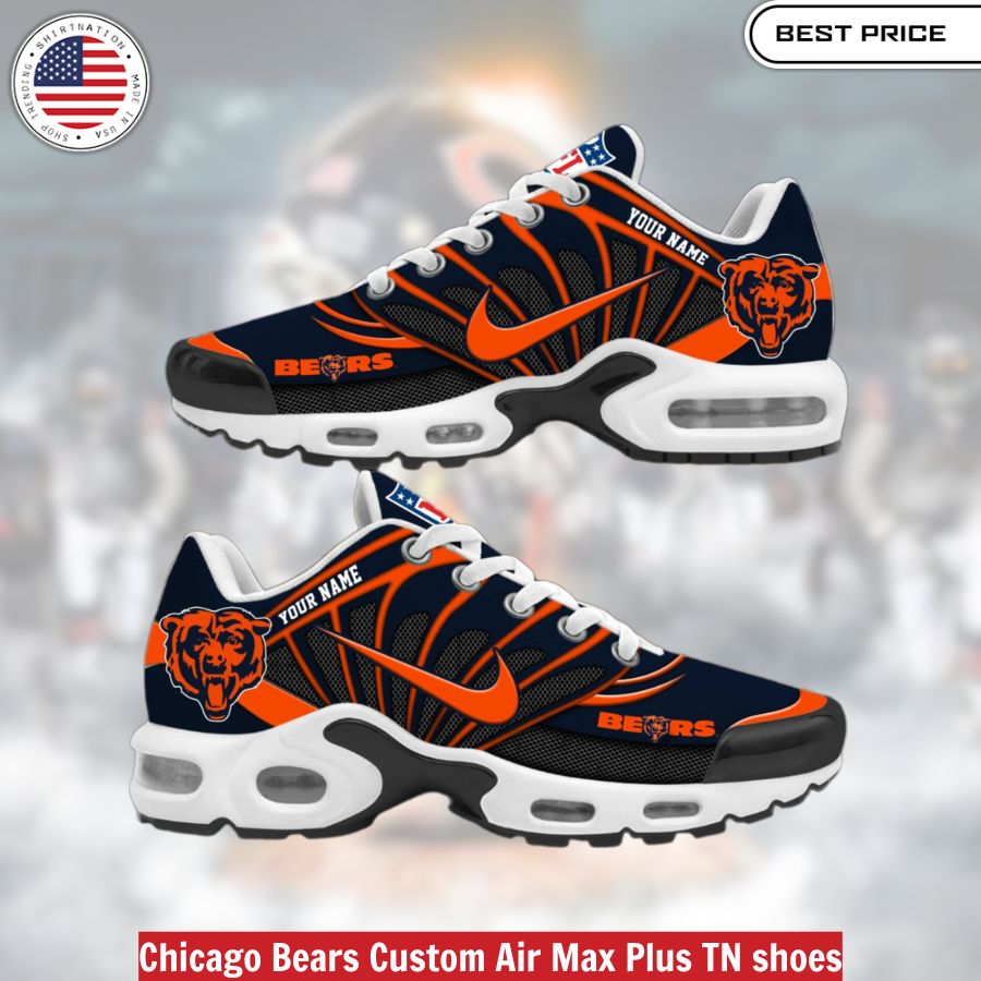 Chicago Bears Custom Air Max Plus TN shoes, fashionable, iconic, comfortabble