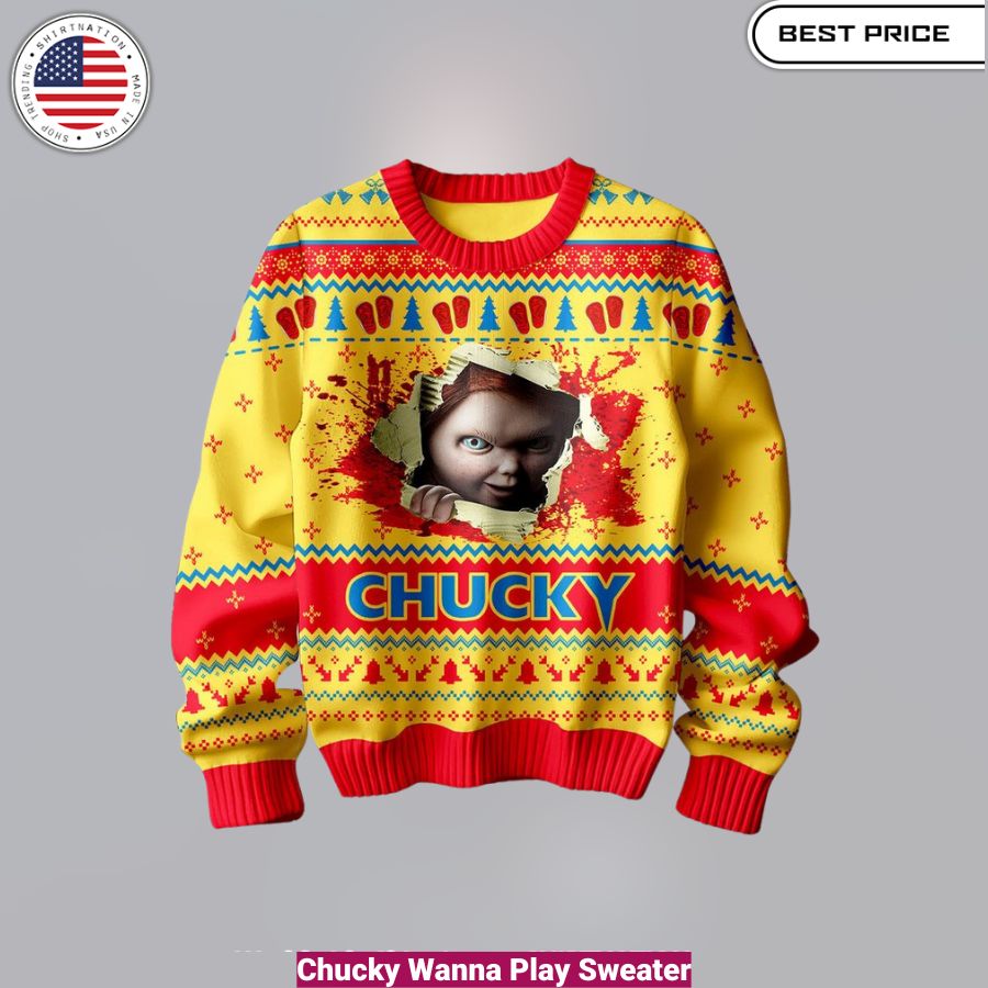 Chucky Wanna Play Sweater - cozy, fashionable, versatile