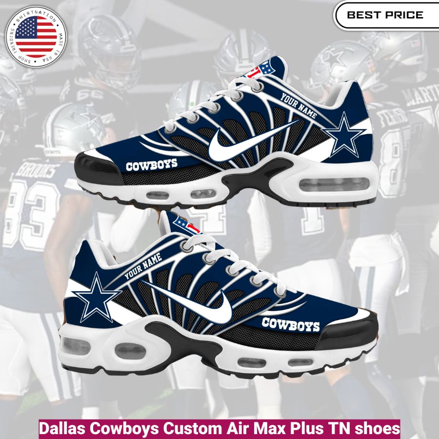 Dallas Cowboys Custom Air Max Plus TN shoes, fashionable, unisex, comfortable