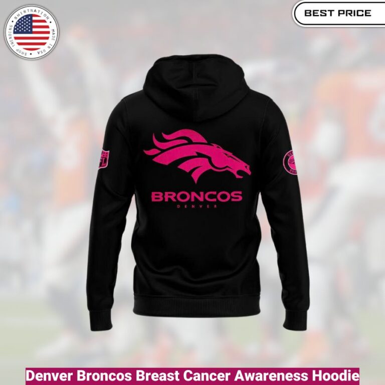 Denver Broncos Breast Cancer Awareness Hoodie , comfortable, warm, iconic