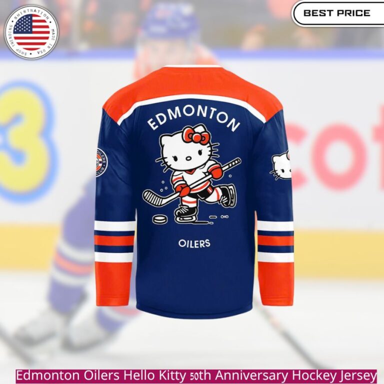 Edmonton Oilers Hello Kitty 50th Anniversary Hockey Jersey The specific occasion being celebrated