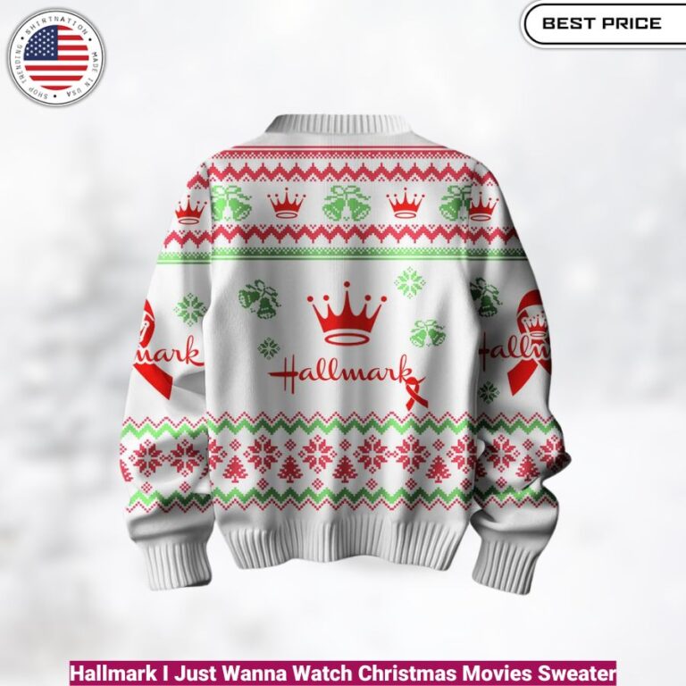 Hallmark I Just Wanna Watch Christmas Movies Sweater - cozy, fashionable, versatile