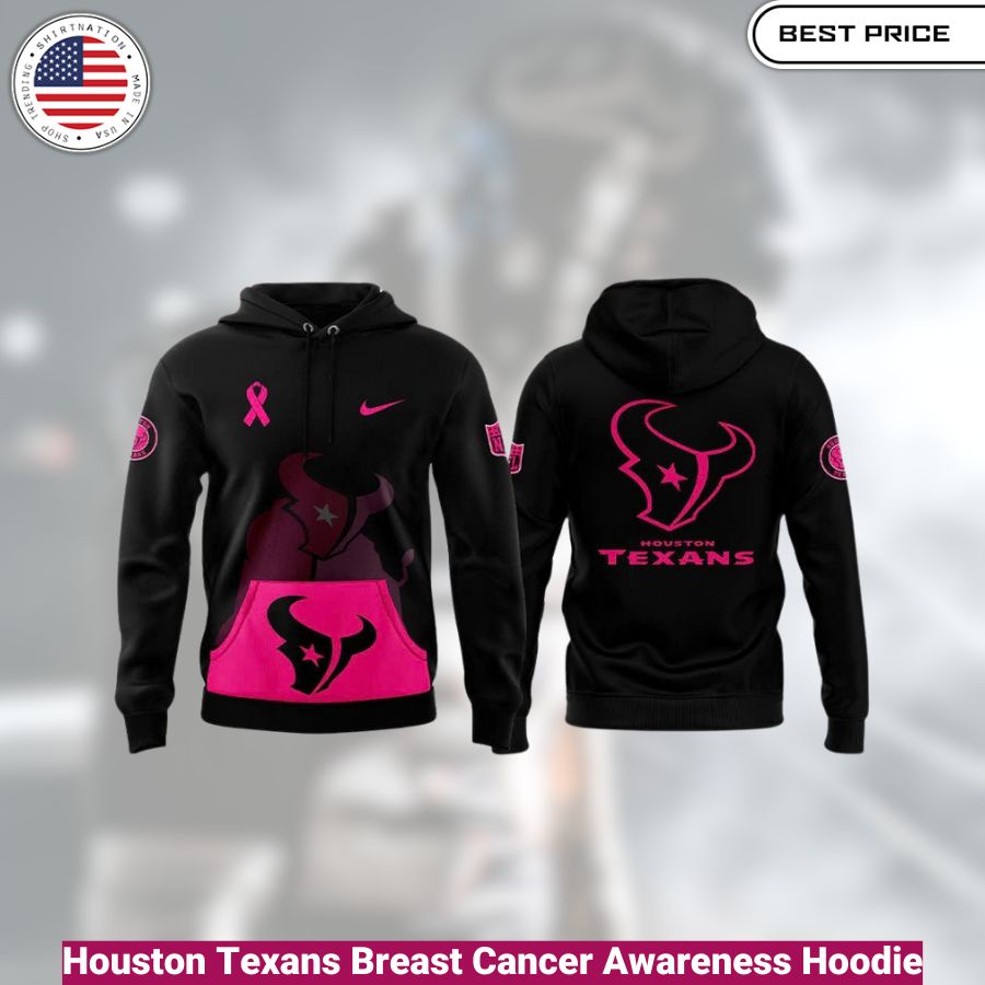 Houston Texans Breast Cancer Awareness Hoodie, comfortable, warm, iconic