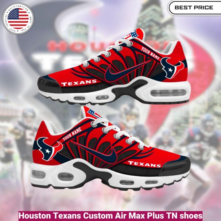 Houston Texans Custom Air Max Plus TN shoes, fashionable, iconic