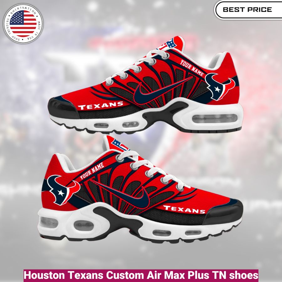 Houston Texans Custom Air Max Plus TN shoes, fashionable, iconic