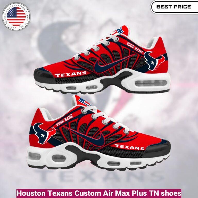 Houston Texans Custom Air Max Plus TN shoes, fashionable, iconic