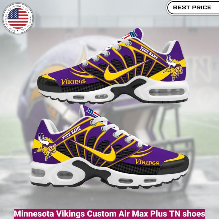 Minnesota Vikings Custom Air Max Plus TN shoes, fashionable, iconic