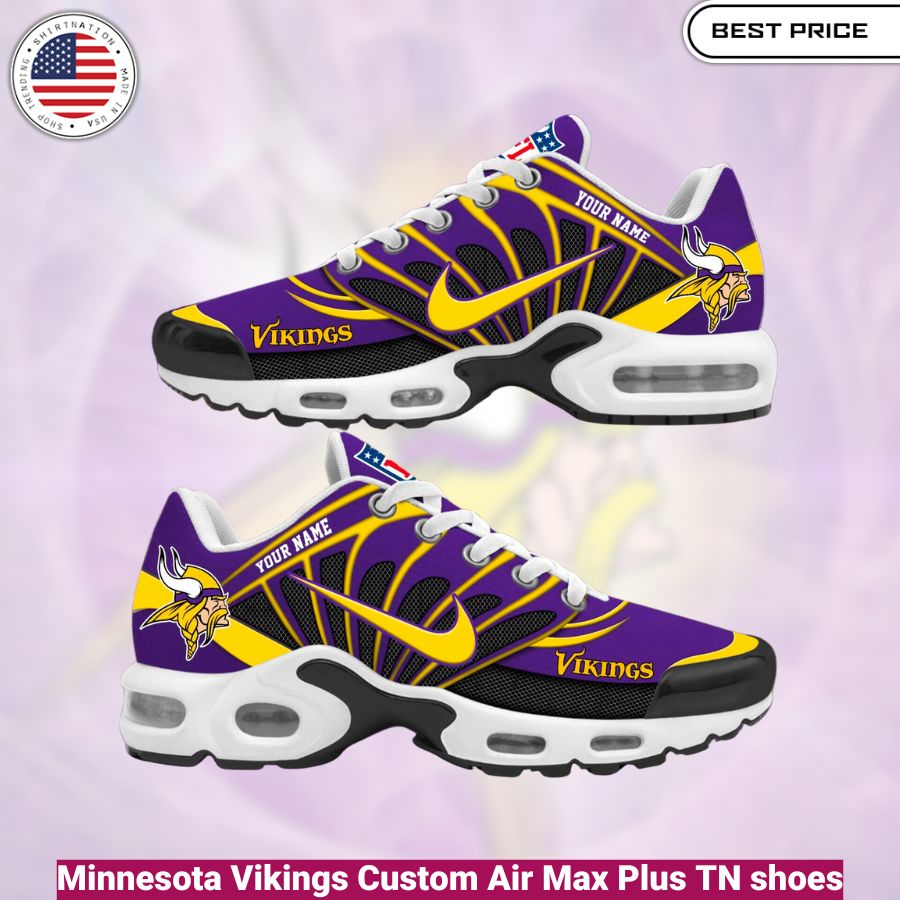 Minnesota Vikings Custom Air Max Plus TN shoes, fashionable, iconic