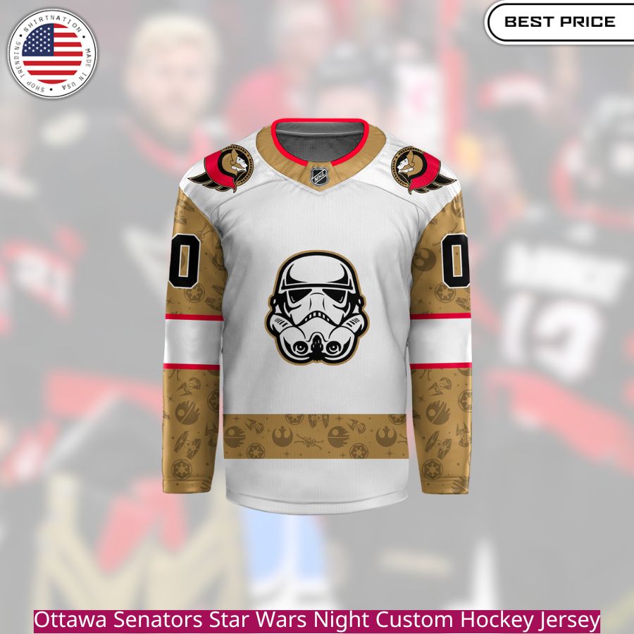 Ottawa Senators Star Wars Night Custom Hockey Jersey a special game night dedicated to Star Wars.