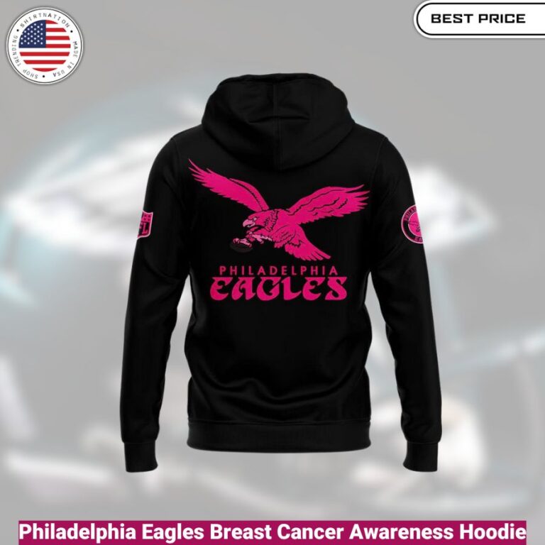 Philadelphia Eagles Breast Cancer Awareness Hoodie , comfortable, warm, iconic