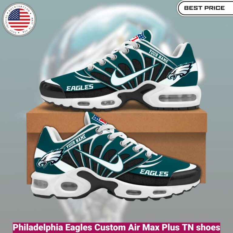 Philadelphia Eagles Custom Air Max Plus TN shoes, fashionable,iconic