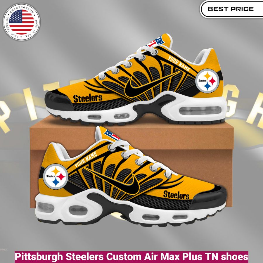 Pittsburgh Steelers Custom Air Max Plus TN shoes, fashionable,iconic