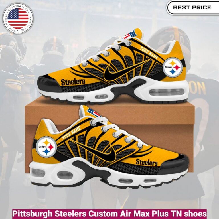 Pittsburgh Steelers Custom Air Max Plus TN shoes, fashionable,iconic