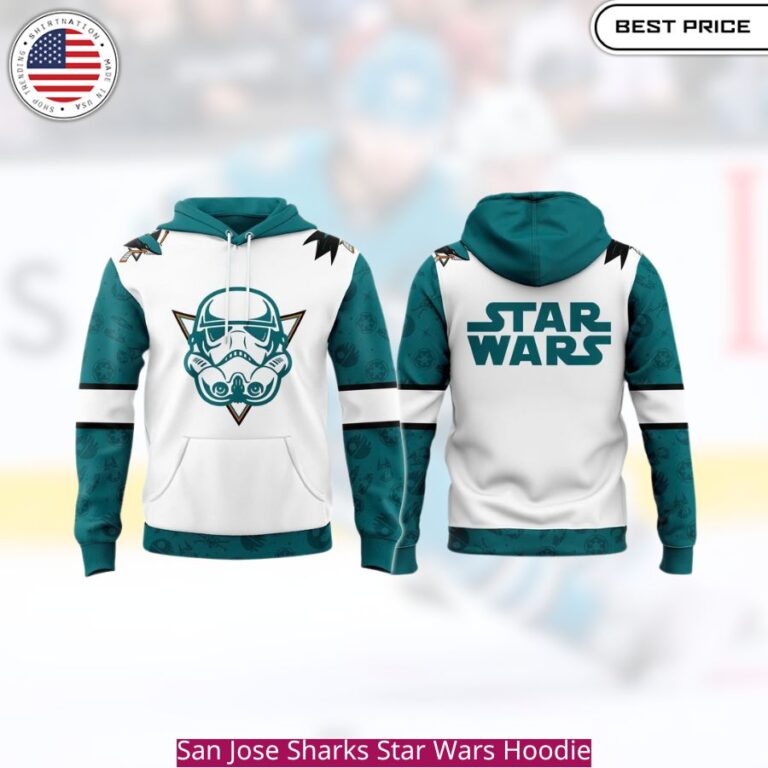 San Jose Sharks Star Wars Hoodie, unisex, fashionable, iconic