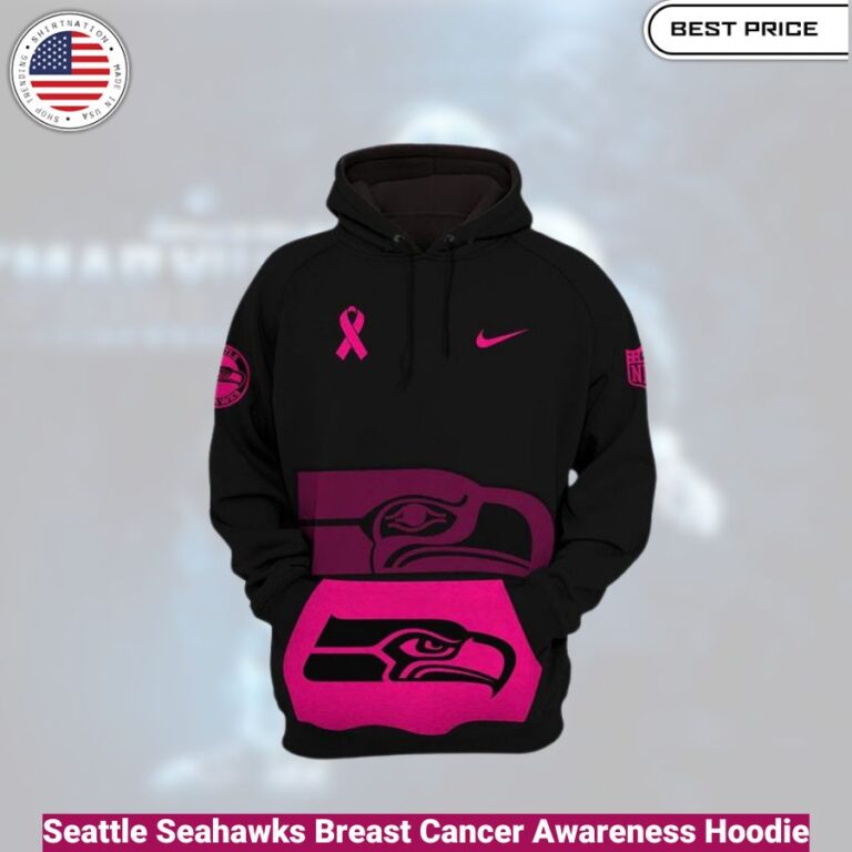 Seattle Seahawks Breast Cancer Awareness Hoodie , comfortable, warm, iconic