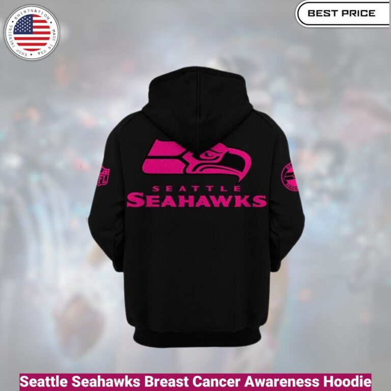 Seattle Seahawks Breast Cancer Awareness Hoodie , comfortable, warm, iconic