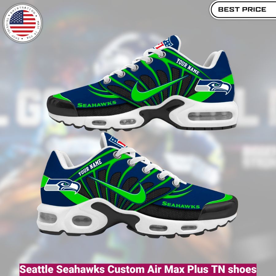 Seattle Seahawks Custom Air Max Plus TN shoes, fashionable, iconic